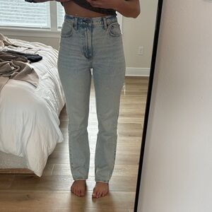 Abercrombie & Fitch Light Blue High Rise Jeans 25R
